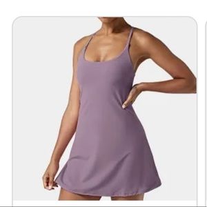 Halara Tennis Workout Dress - In My Feels Everyday Dress-Euphoria Air